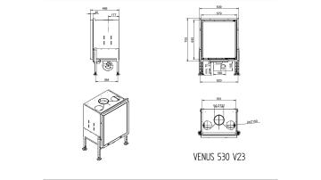 Каминная топка Венус 530 / Venus 530