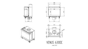 Каминная топка Венус 630 DC / Venus 630 DC